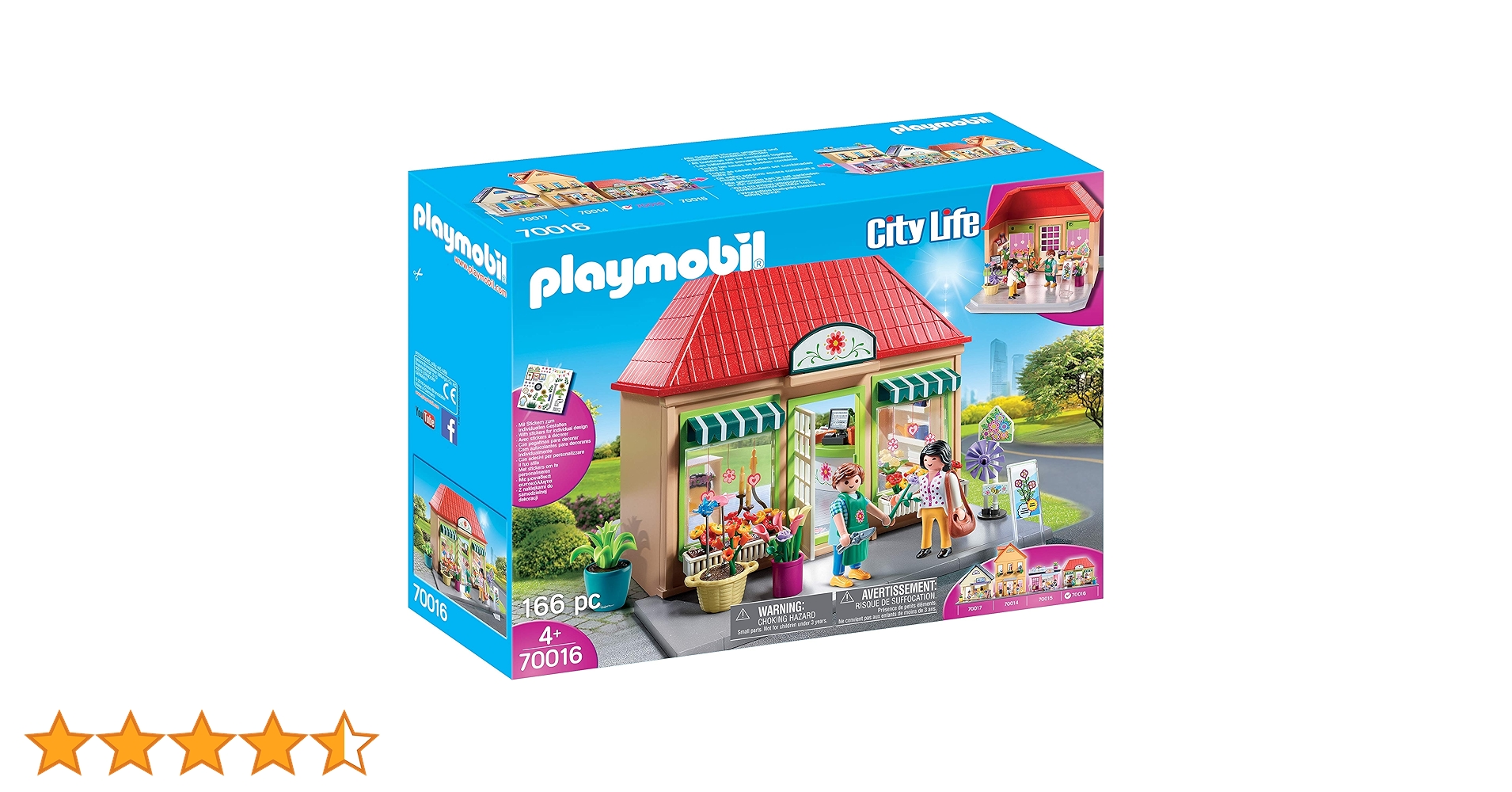 Amazon.co.jp: Playmobil 70016 City Life My Flower Shop